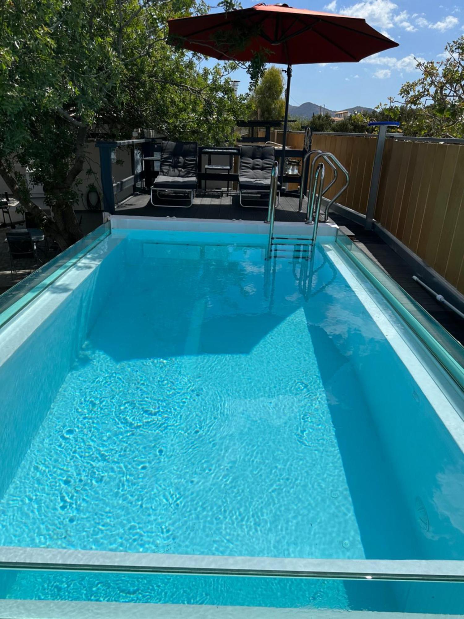 Апартаменты Solmar Aegina With Private Pool - Jacuzzi Khloi Экстерьер фото